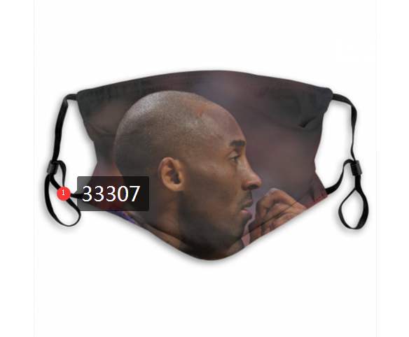 2021 NBA Los Angeles Lakers #24 kobe bryant 33307 Dust mask with filter->nba dust mask->Sports Accessory